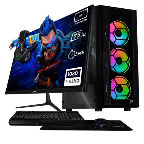 Xtreme pc gaming amd radeon 760m ryzen 5 16gb ddr5 ssd 1tb monitor 27