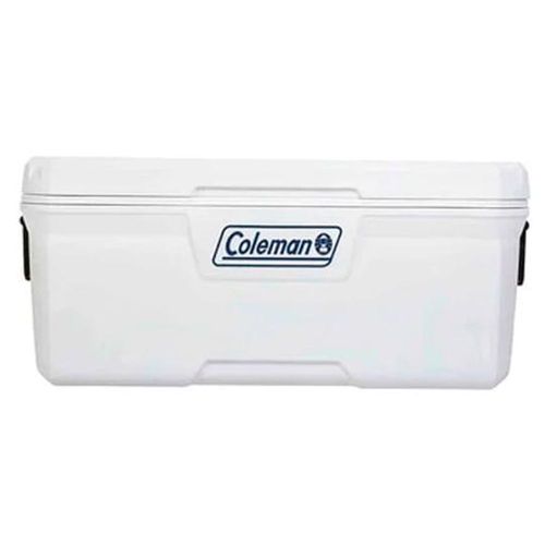 Hielera 150 Qt Marine Blanco Coleman Llantas Y Asa