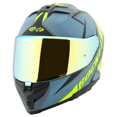 Casco Cerrado Joe Rocket RKT 210 Reactor Azul + Mica Iridium