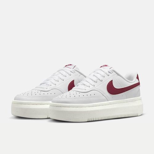 Tenis Nike Court Vision Blanco Y Rojo