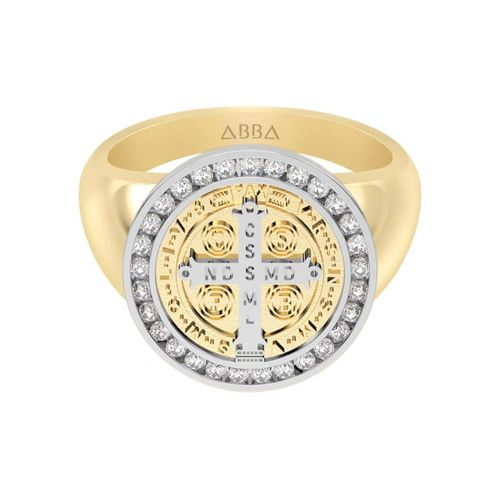 Anillo Caballero San Benito 10K Oro