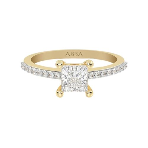 Anillo de Compromiso Mía 10k Oro Abba Joyas
