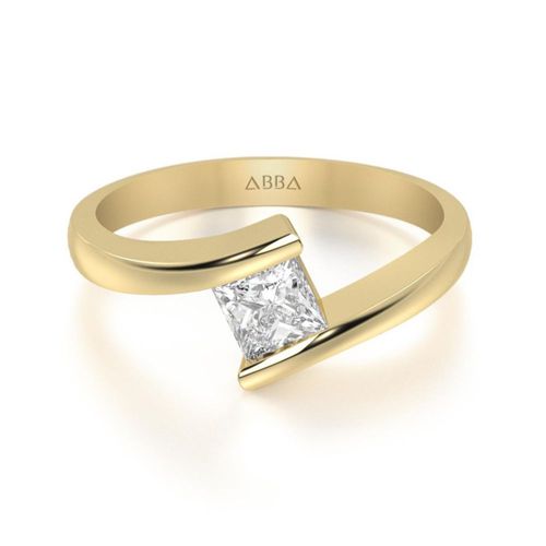 Anillo de Compromiso Zuri 10k Oro Abba Joyas