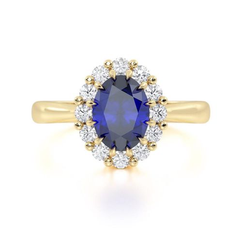 Anillo de Compromiso Diana 10k Oro Abba Joyas