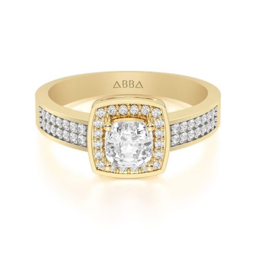 Anillo de Compromiso Mabel 10k Oro Abba Joyas