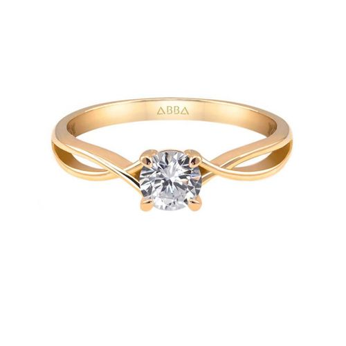 Anillo de Compromiso Alexandria 10k Oro Abba joyas