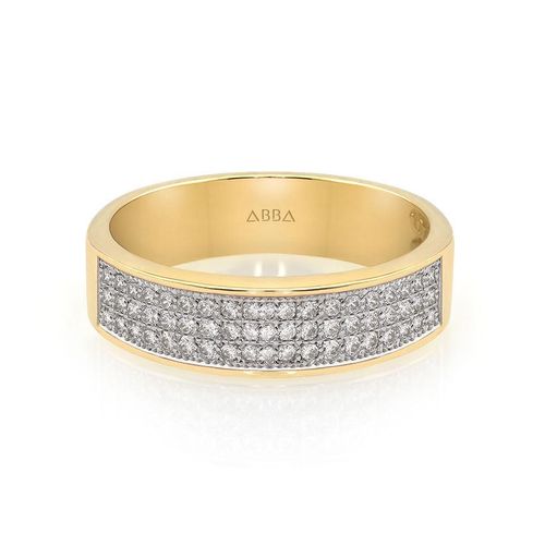 Argolla de Matrimonio Ensueño 10k Oro Abba Joyas