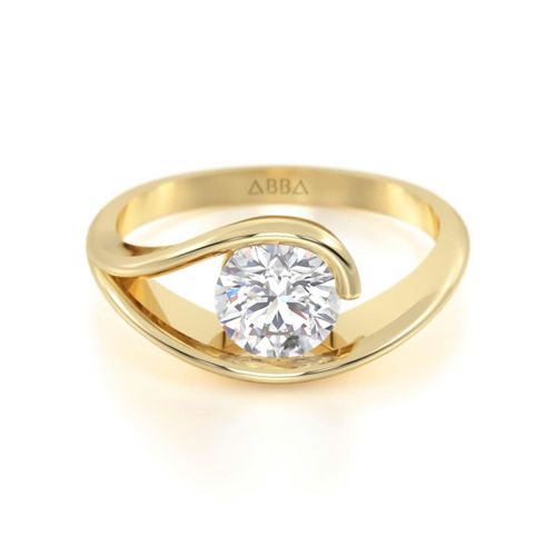 Anillo de Compromiso Iris 10k Oro Abba Joyas