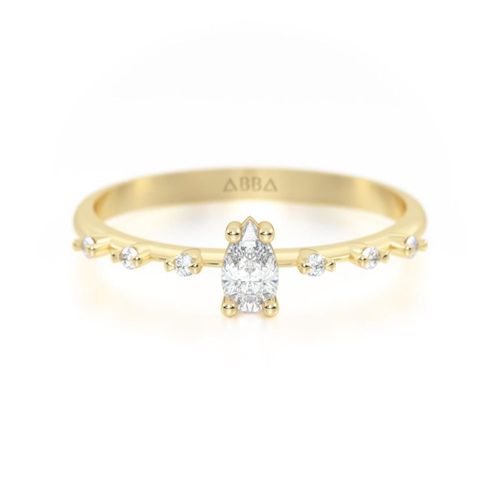 Anillo de promesa Demi 10k Oro