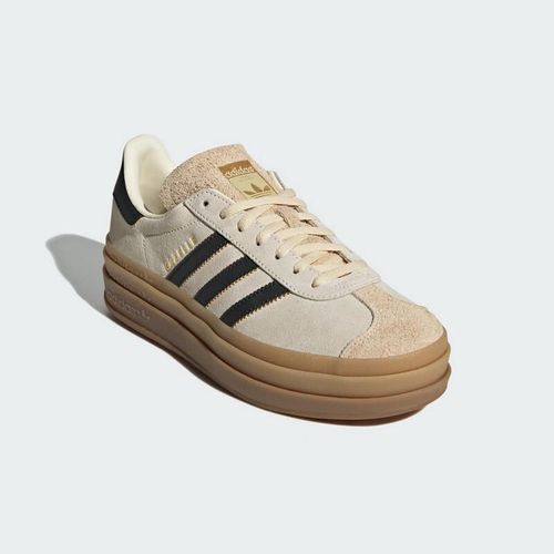 Tenis casual Gazelle Bold W Adidas para mujer Beige