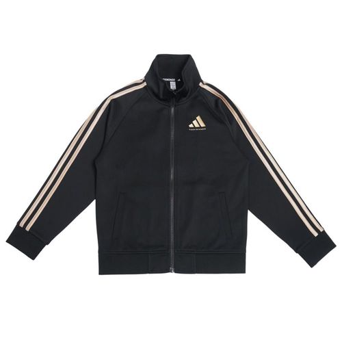 Conjunto deportivo chamarra y pantalón ADIDAS infantil negro y oro