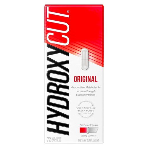 Suplemento Hydroxycut Original 72 cápsulas 200 mg de cafeína