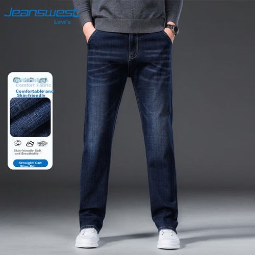 Jeans Jeanswest Corte Recto Azul Para Hombre