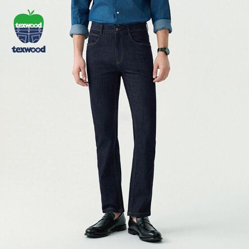 Jeans Texwood Rectos Azul Royal Para Hombre