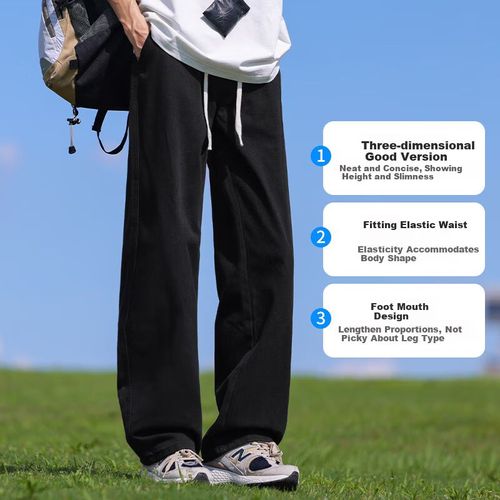 Jeans Nasa Giss Recto Negro Para Hombre