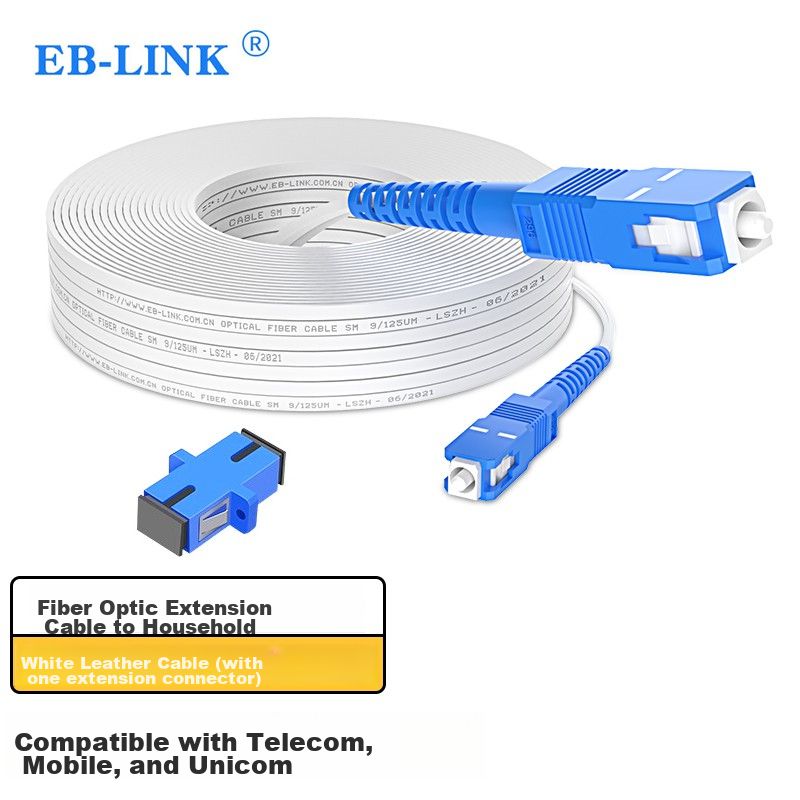 Cable fibra óptica EB-LINK SC-SC Azul 3m