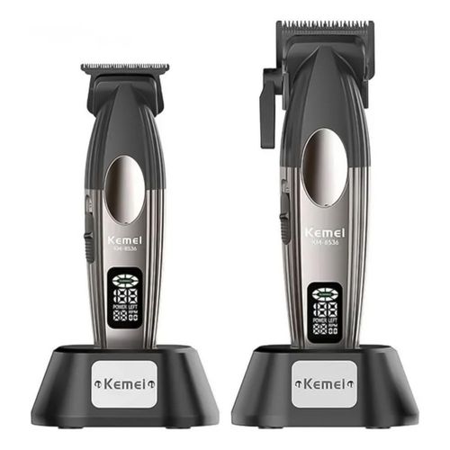 Kit Cortapelos Inalámbrico Kemei KM-8536 Clipper Y Trimmer Profesional