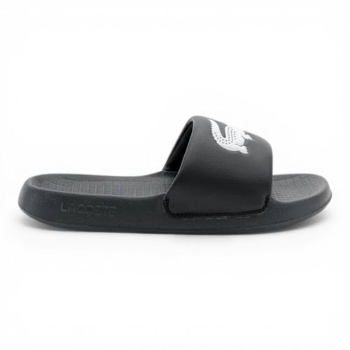 Sandalia Lacoste Slide Croco Negro Men