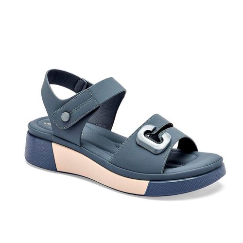 Been Class sandalia plataforma para mujer azul cod 140273-E