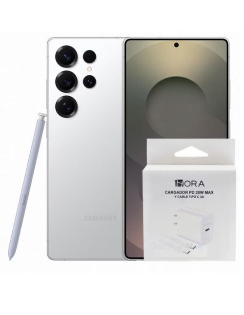 SAMSUNG GALAXY S25 ULTRA 256GB/12R BLANCO+ADAPTADOR