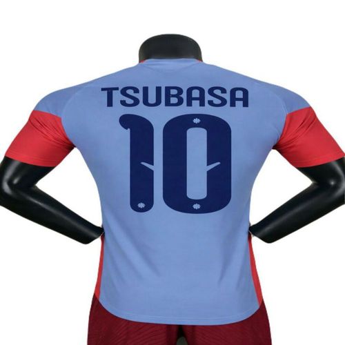 Increible! Jersey Playera Capitan Tsubasa 10 Supercampeones Edicion Especial Seleccion Nipona Gris 2026