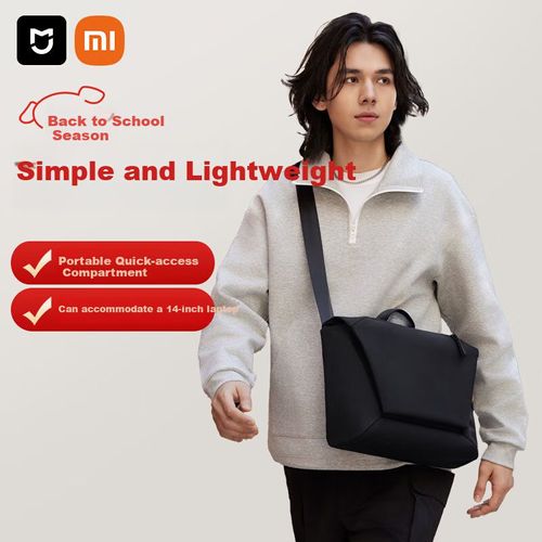 Bolsa Cruzada Mi Home 11L Carbón Negro