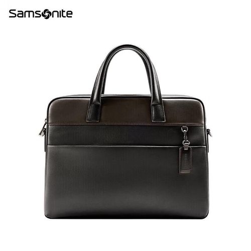 Bolsa Para Laptop Samsonite Eric Negro/Marrón