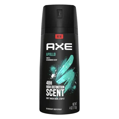 Spray Corporal AXE Apollo para Hombre 113 ml Paquete de 3