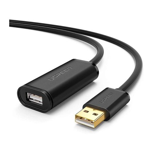 Cable Extensión USB 2.0 Activo UGREEN 5m C/ Amplificador Señal 480Mbps