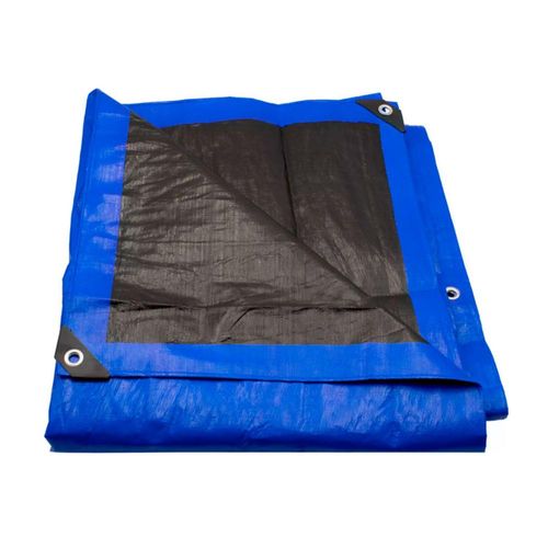 Lona De Polietileno Uso Super Rudo Azul/negro 180 Gr 3x4 M