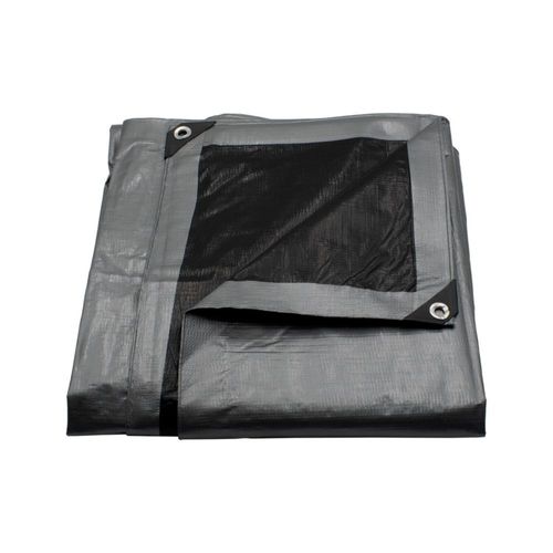 Lona De Polietileno Uso Super Rudo Gris/negro 180 Gr 2x3 M