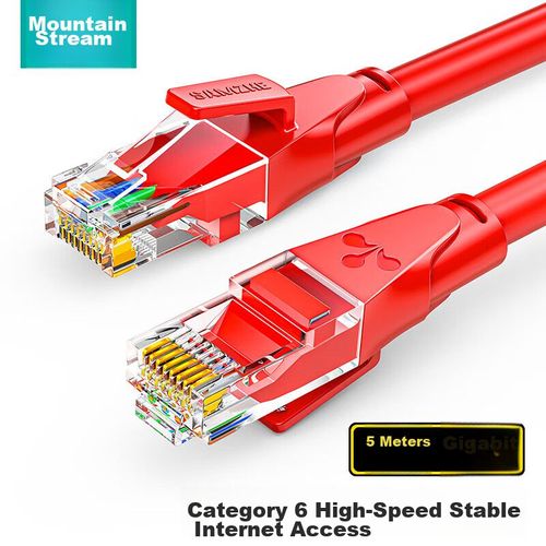 Cable Ethernet SAMZHE CAT6 RJ45 Rojo 5m
