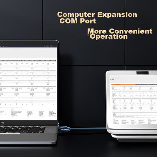 Cable adaptador JH USB 2.0 a RS232 DB9 macho a hembra Azul oscuro