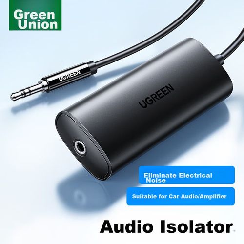 Aislador UGREEN CM534 3.5 mm Auxiliar Negro