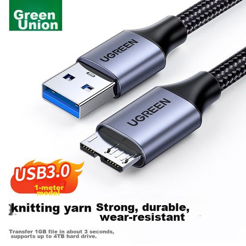 Cable USB 3.0 UGREEN Tipo A a MicroUSB Negro