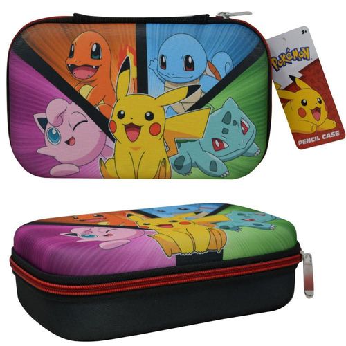 Estuche para lápices con cierre de cremallera con personajes de Pokémon