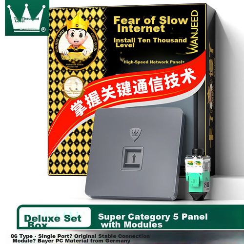 Panel de red OFNPFTTH 1-144025 Tipo 86 Cat6 Gris