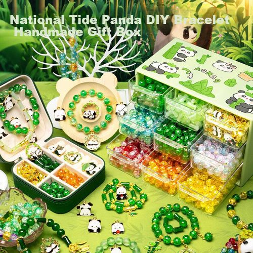 Pulsera Danmiqi Panda Diy Verde