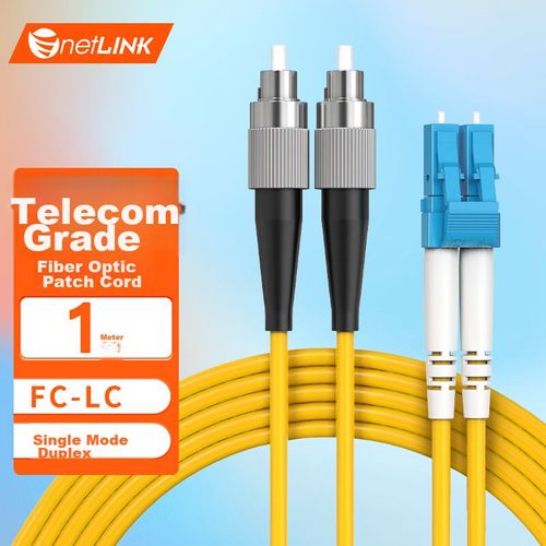 Cable fibra óptica NetLINK HTF-FC FC a LC Monomodo Dúplex 1m