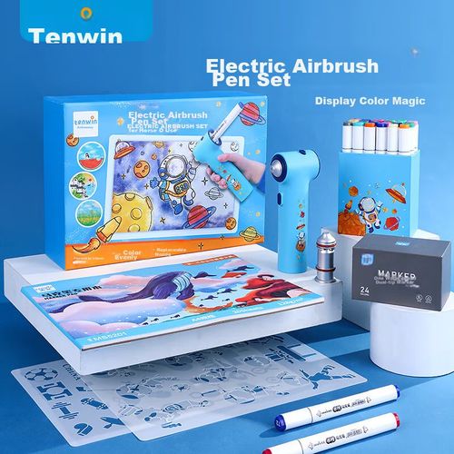 Set Aerógrafo Eléctrico Ten-Win 8900