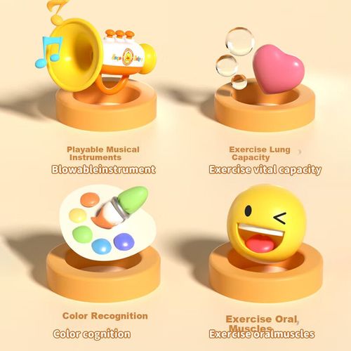 Trompeta Teddy Light Trompeta Del Patito Amarillo