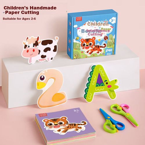 Kit De Corte De Papel Ysr Para Niños 3-6 Años