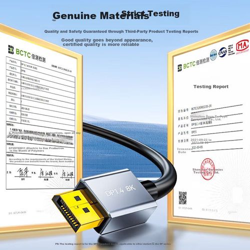 Cable DisplayPort SAMZHE DP1.4 macho a macho Negro 5m