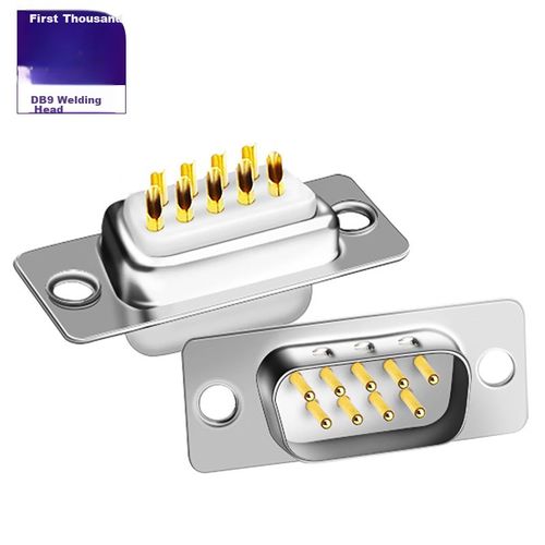 Conector SHOCHAN SQ-DB002 macho DB9 soldar dorado