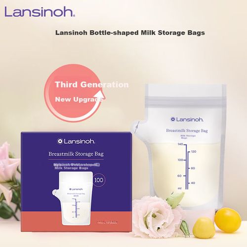 Bolsas Para Almacenamiento De Leche Materna Lansinoh 140 Ml 100 Piezas