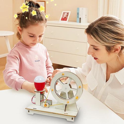 Kit De Experimento Buluqi Generador De Manivela Luz