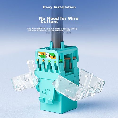 Panel de red SAMZHE SZ-MBT05 Tipo 86 Categoría 6 Gris Verde