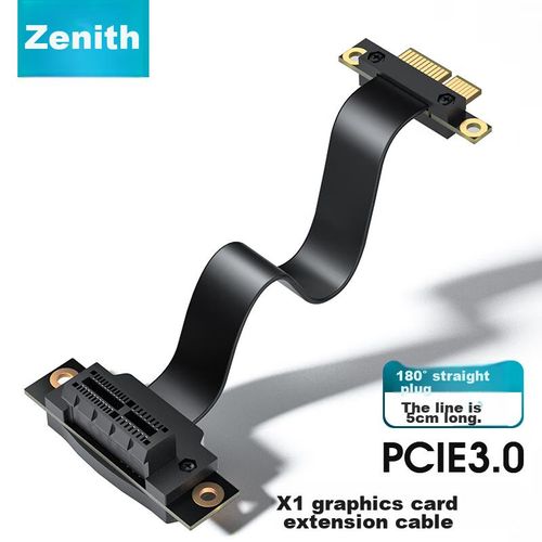 Extensor ZHENWEI PCIe 3.0 x1 Cable 5 cm Negro