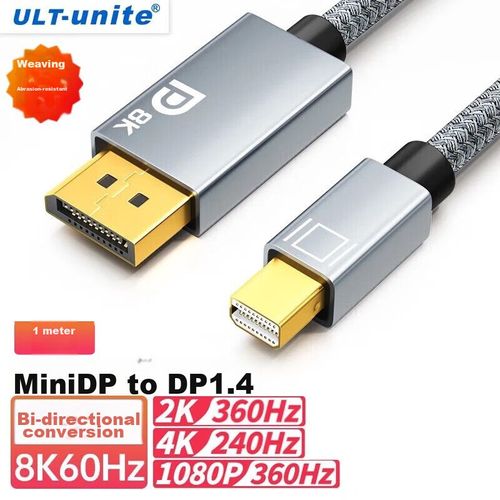 Cable adaptador ULT-unite Mini DisplayPort a DisplayPort Gris