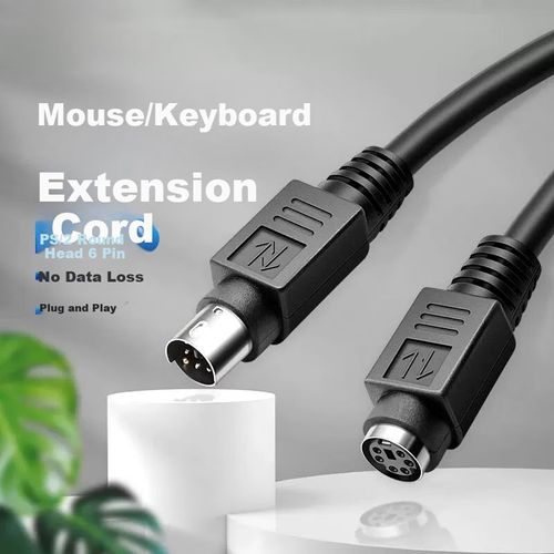 Extensor Bosende Lextensionline 8 PS2 Macho a Macho Negro
